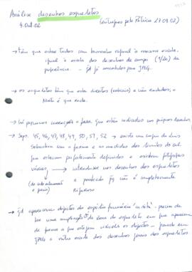 Análise e Desenhos de Esqueletos