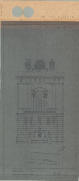 Alçado Norte - Localização de Vãos (1988-04)