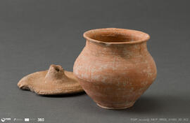 Urna cinerária com testo