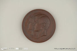 D. Pedro V rei de Portugal e dos Algarves – D.Stephania rainha de Portugal e dos Algarves