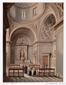 Interno della capella Melzi a Belaggio