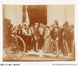 Álbum de fotografias das Viagens a Portugal da Rainha Alexandra e do Kayser Guilherme II