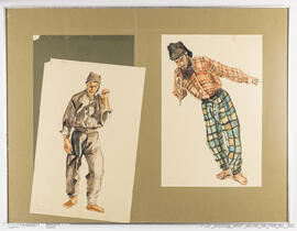 Pescador com recoveira