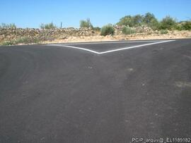 Vista do traçado após intervenção