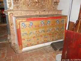 Base de altar pintado