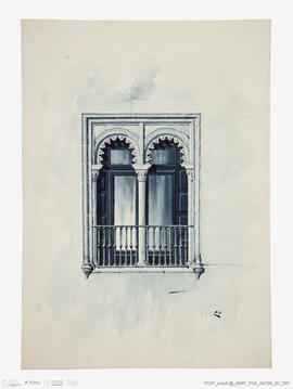 Janela da Sala das Sereias ou da Galé, no Paço de Sintra