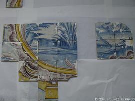 Painel azulejos claustro - Parede Norte