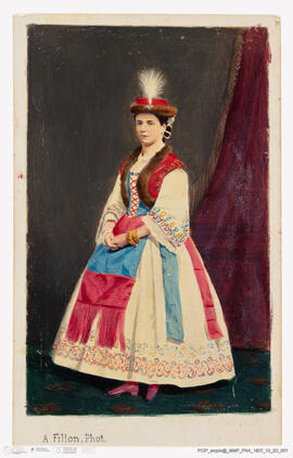 Álbum com fotografias do Baile de Máscaras de Carnaval de Fevereiro de 1865 no Paço Real da Ajuda