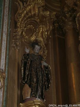 Escultura São Bento - retábulo-mor