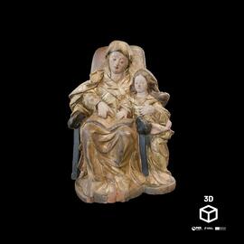 Santa Ana ensinando a Virgem a ler