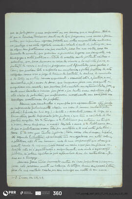 Manuscrito das Memórias Arqueológico-históricas do Distrito de Bragança por Francisco Manuel Alve...