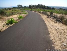 Vista do traçado após intervenção