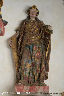 Escultura das virtudes. Fé