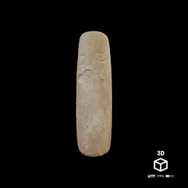 Ídolo cilíndrico de calcário