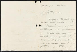 Carta de Carlos Reis