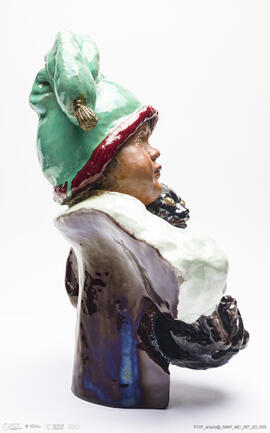 Busto Rapaz com o Gato