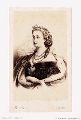 Álbum com retratos de membros das famílias reais europeias