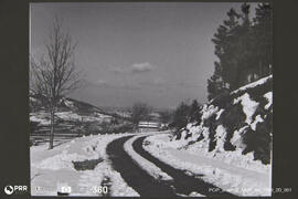 Paisagem do Alto Douro com neve