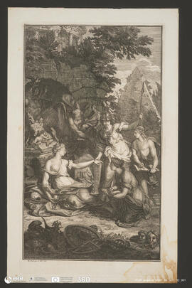 Frontespício alegórico ("NOVUS THESAURUS ANTIQUITATUM ROMANARUM" - vol 1)