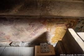 Nave, Alçado Oeste,  Pintura mural, campanha anterior