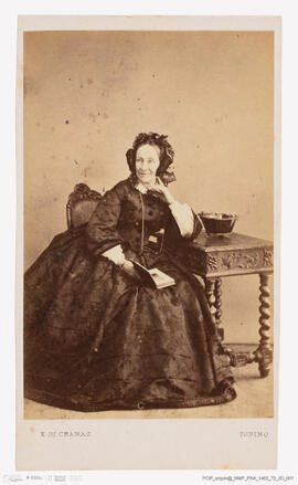 Álbum fotográfico - Álbum de fotografias com retratos de familiares da rainha D. Maria Pia