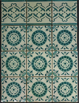 Painel de azulejos