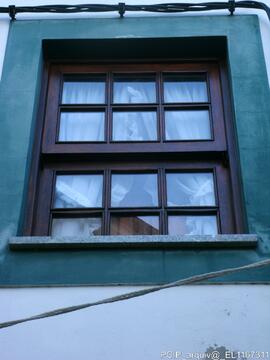 Janela vista do exterior