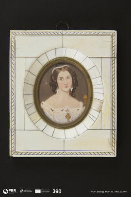 Retrato de Charlotte von Hagn (Miniatura)