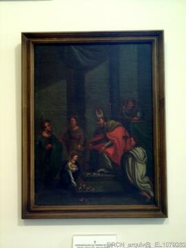 Pintura “Apresentação da Virgem no templo”