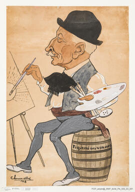 Caricatura de José Malhoa