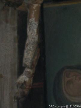 Escultura de Cristo - Retábulo do Calvário - Sobre porta – Fotografia 029