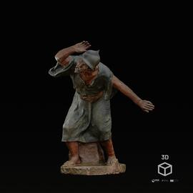 Paixão de Cristo:  Guarda do Templo (do conjunto Jesus em casa de Caifás)