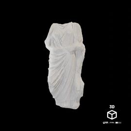Estátua feminina de orante