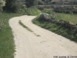 Vista do traçado antes da intervenção
