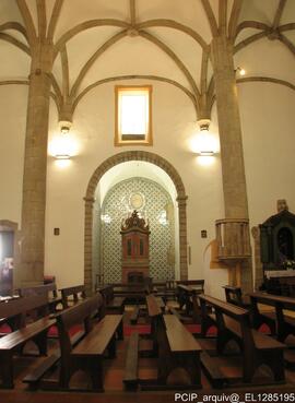 Vista parcial da nave central