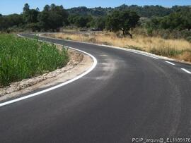 Vista do traçado após intervenção
