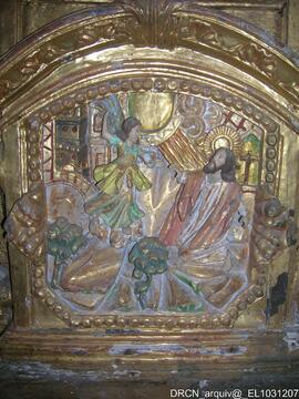 Retábulo de Nossa Senhora do Rosário – Relevo de episódio da vida de Cristo