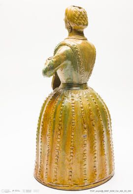 Garrafa: Mulher Tocando Guitarra