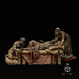 Paixão de Cristo: Herodes Antipas (do conjunto Jesus em casa de Herodes)