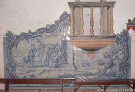 Parede em azulejo