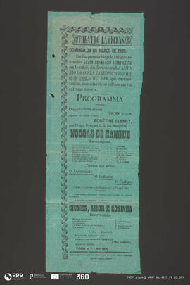 Nodoas de Sangue; Ciumes, Amor e Cosinha