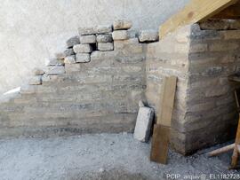 Fotografia da intervencao de conservacao e restauro