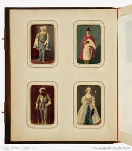 Álbum com fotografias do Baile de Máscaras de Carnaval de Fevereiro de 1865 no Paço Real da Ajuda