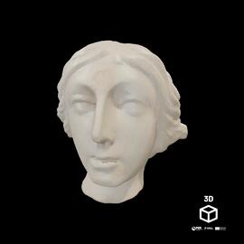 Cabeça de figura feminina