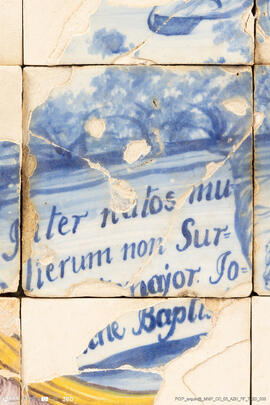 Painel de azulejo S. João Baptista