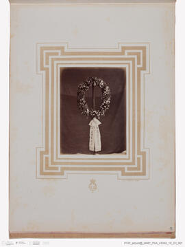 Álbum de fotografias morte rei Vítor Emanuel II