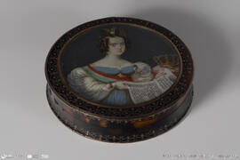 Caixa de Rapé com retrato de D. Maria II