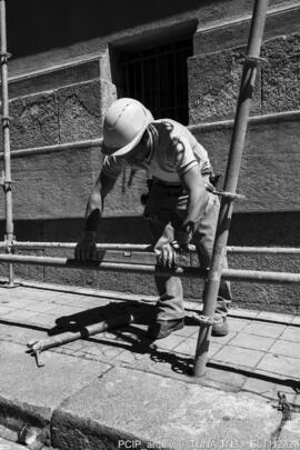 Vista geral das obras