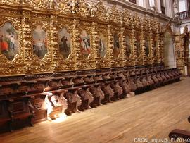 Restauro do soalho do coro