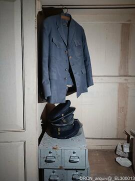 Uniformes dos vigilantes do museu